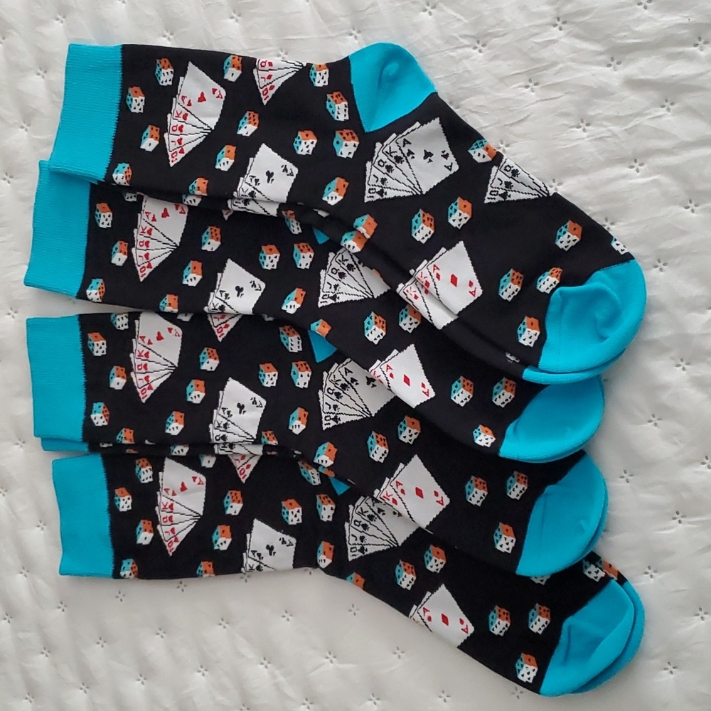 Mens Vegas Theme Socks